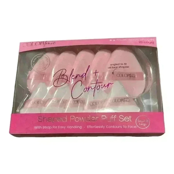 Color Tonic 10 Piece Shaped Powder Puff Set - Picture 1 of 3